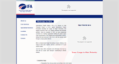 Desktop Screenshot of ifa-uae.com